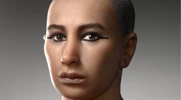 De acordo com pesquisadores, esse seria o verdadeiro rosto do faraó menino - Divulgação
