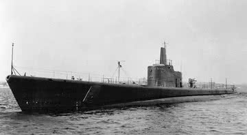 Imagem Encontrada proa do submarino USS Grunion, desaparecido durante a Segunda Guerra