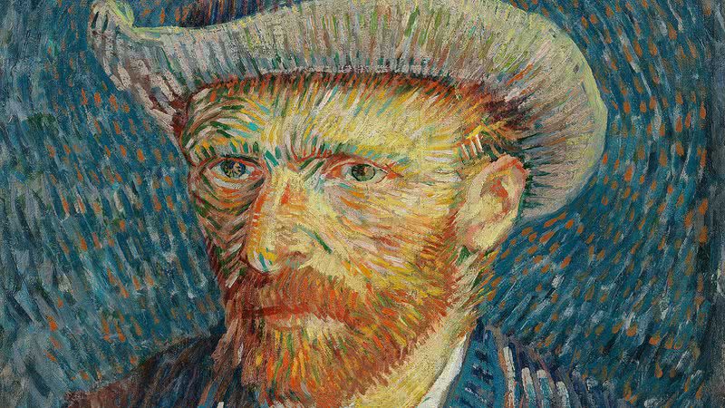 Autorretrato de Van Gogh com Chapéu de Palha