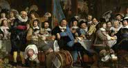 Banquete da Guarda Civil de Amsterdã em celebração da Paz de Vestfália - Wikimedia Commons -  Bartholomeus van der Helst (1648)