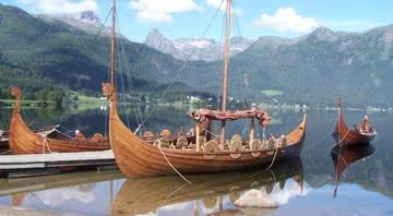 Barcos Vikings - Reprodução