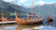 Barcos Vikings - Reprodução