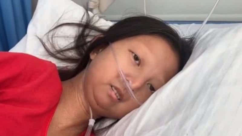 Wu Huayan, já internada no hospital - Divulgação/Youtube