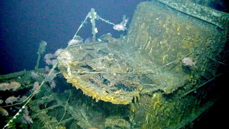 Imagem do submarino USS Grayback que foi encontrado na costa do Japão após 75 anos de seu desaparecimento - Lost 52 Project