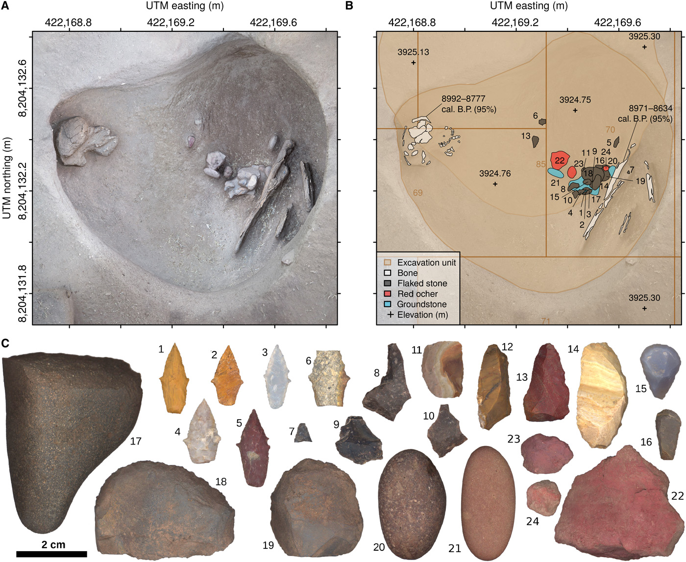 Pesquisadores acham ossos e ferramentas de caçadores  no Peru de 9 mil anos atrás
