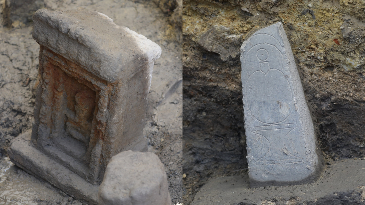 Alguns artefatos encontrados em escavações na Tunísia