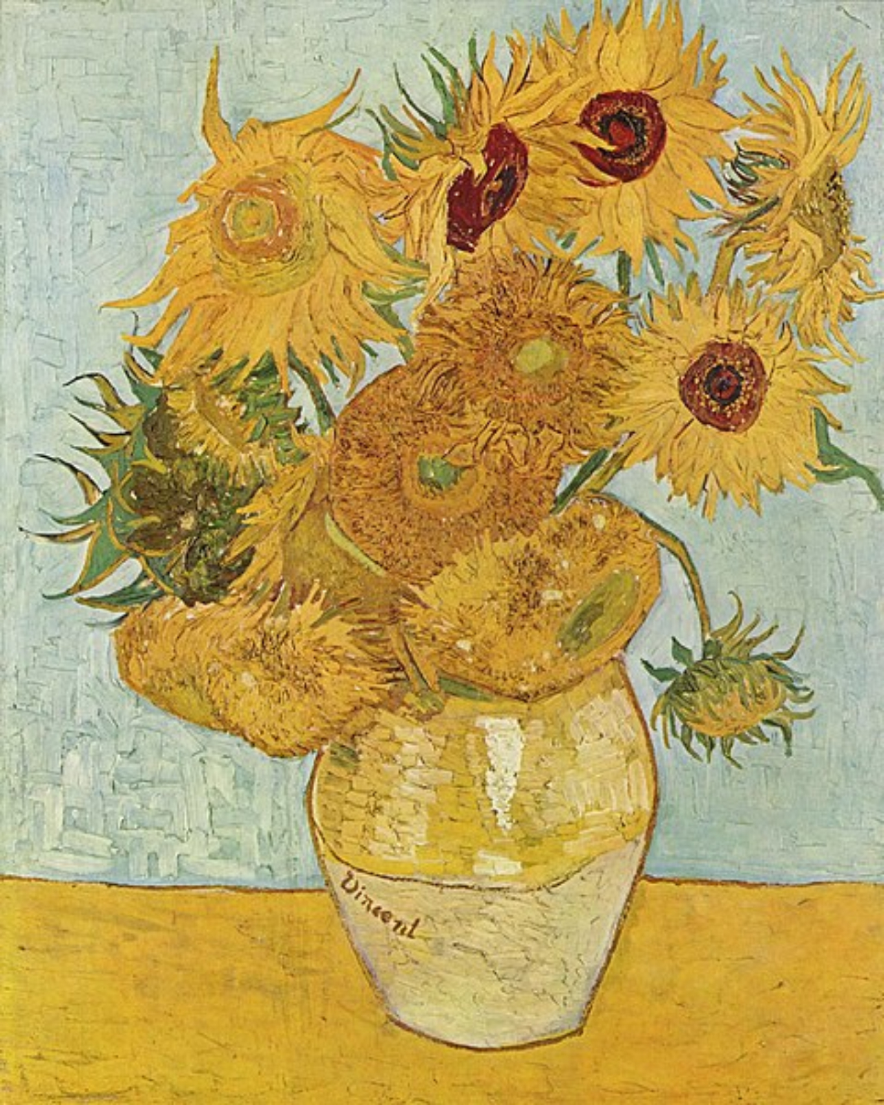 'Doze Girassóis numa Jarra', de Vincent van Gogh