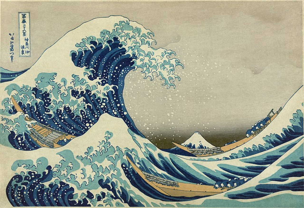 'A Grande Onda de Kanagawa', de Hokusai