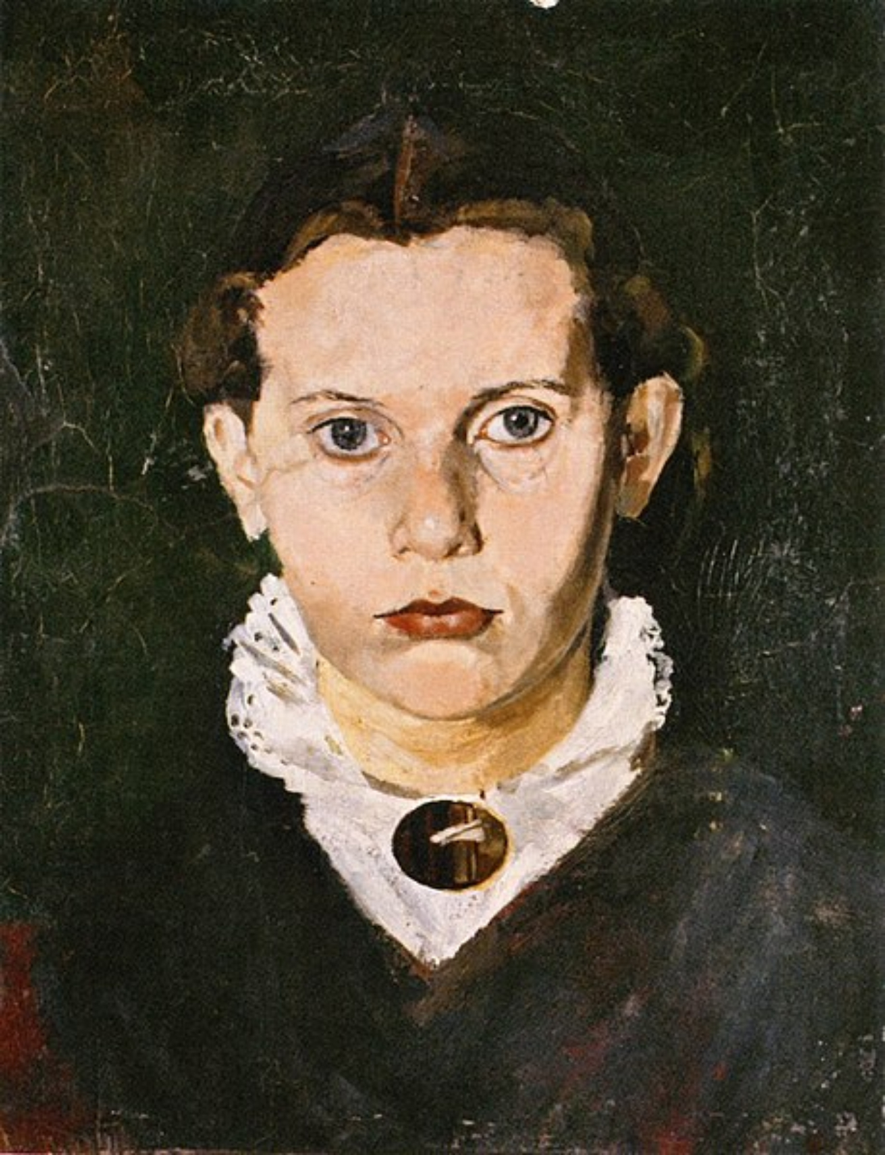Retrato de Laura Munch, irmã mais nova de Edvard Munch, feito pelo próprio pintor