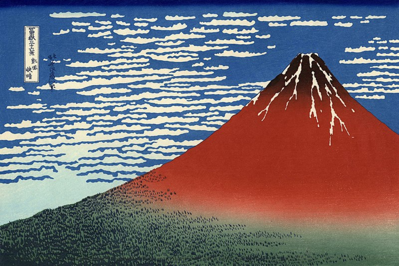 'Fuji Vermelho', de Katsushika Hokusai