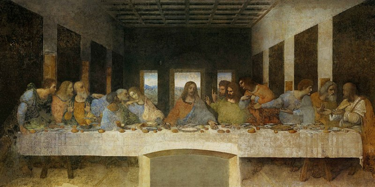 'A Última Ceia' original, de Leonardo da Vinci