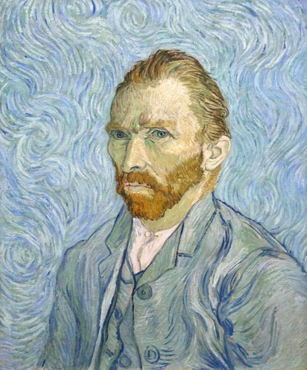 Autorretrato de 1889 de Vincent van Gogh