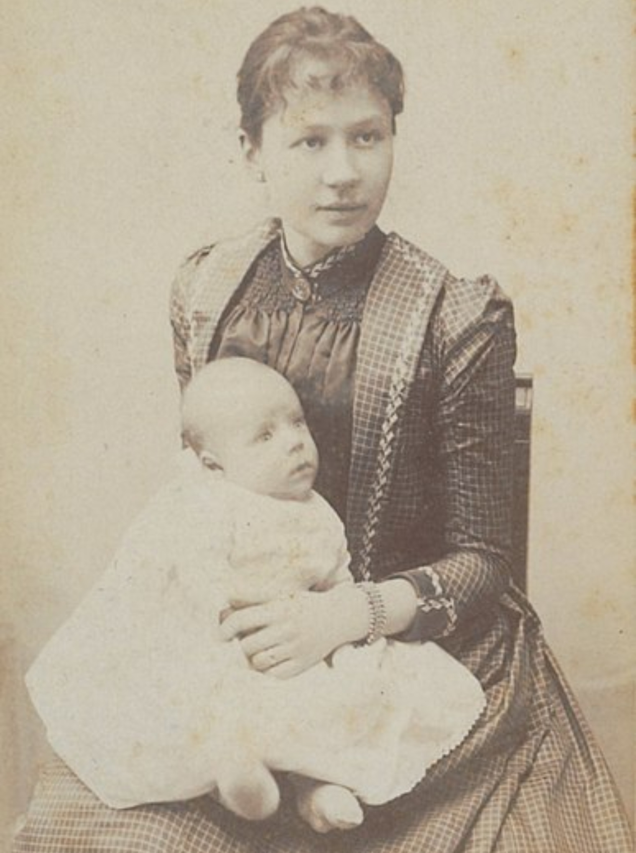 Johanna segurando o bebê Vincent Willem van Gogh