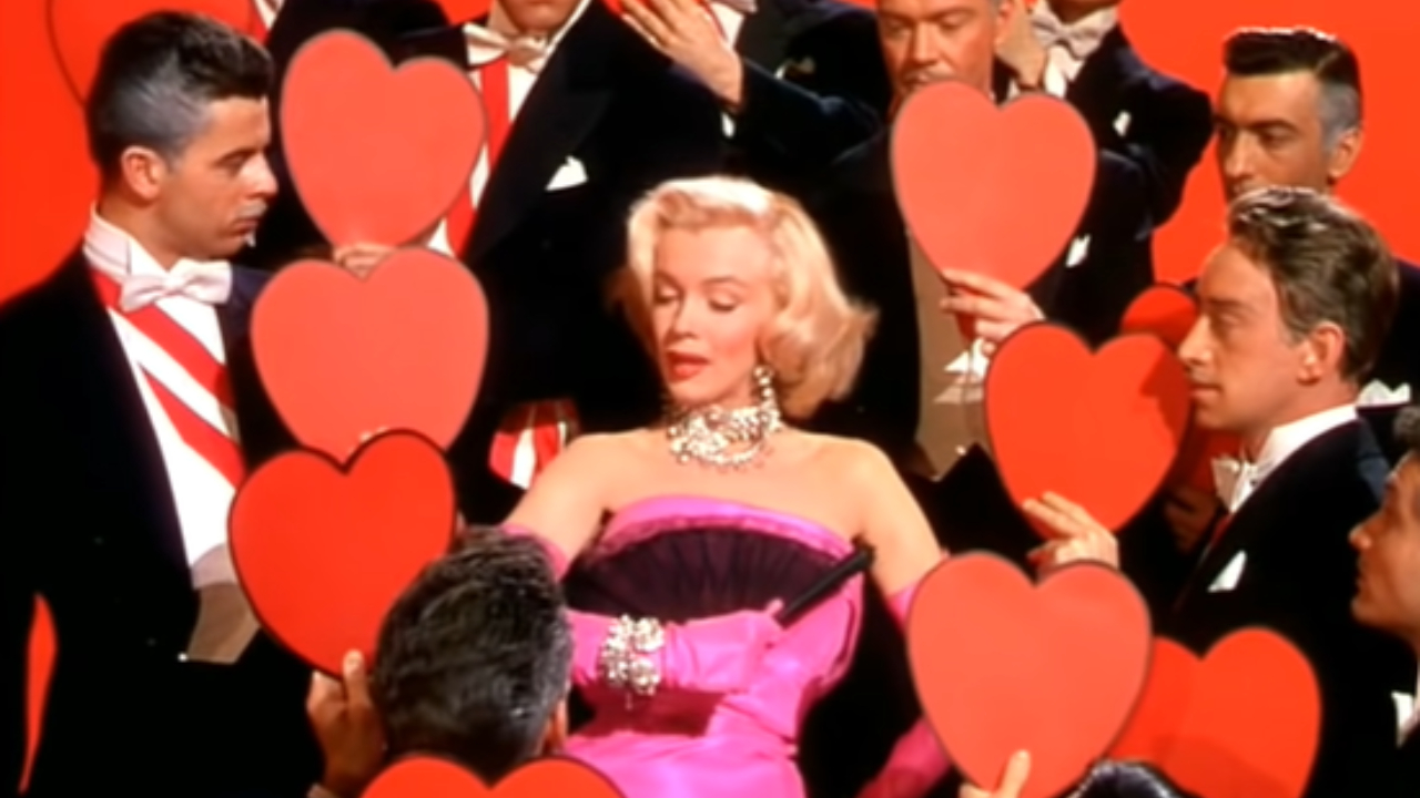 Marilyn Monroe em 'Os Homens Preferem as Loiras'