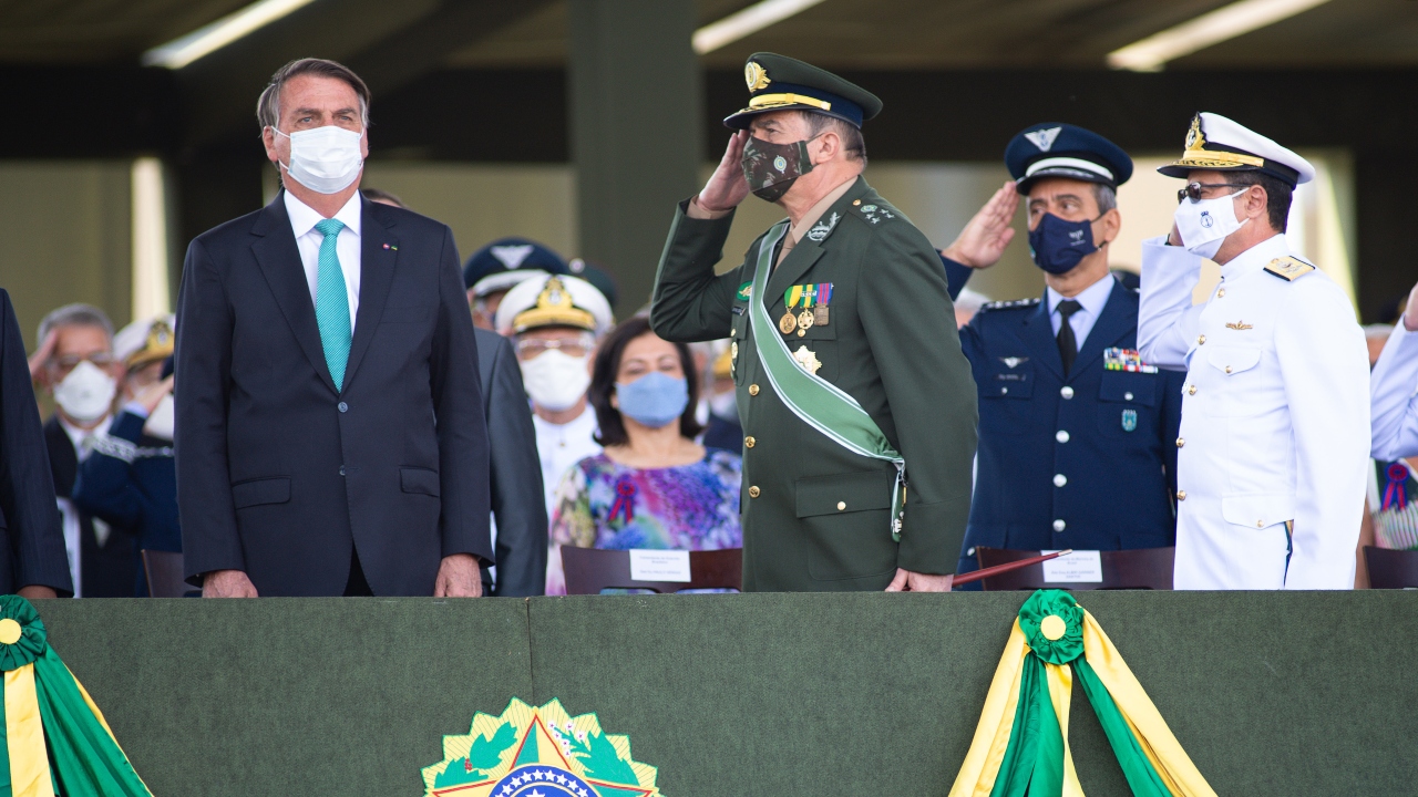 Bolsonaro em celebração do 'dia do soldado'
