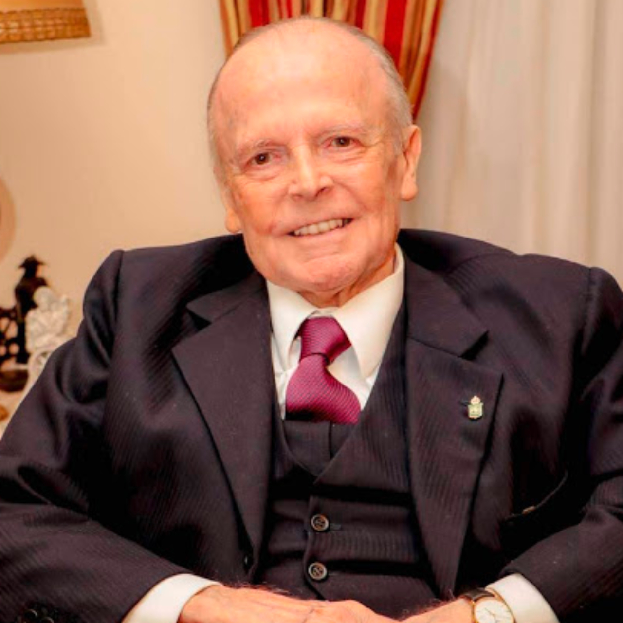 Dom Luiz Gastão de Orleans e Bragança, ex-líder da Casa Imperial do Brasil e irmão de Dom Bertrand