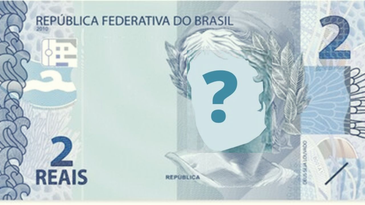 Brl notas de dinheiro real do brasil em uma superfície escura