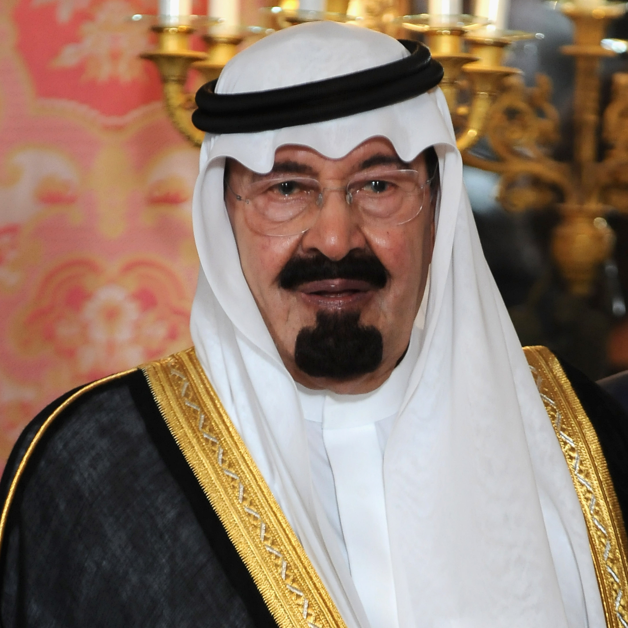 Fotografia do rei Abdullah, da Arábia Saudita, em 2008