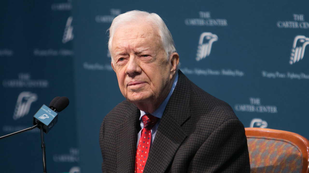 Jimmy Carter, antigo presidente dos Estados Unidos, de 1977 a 1981