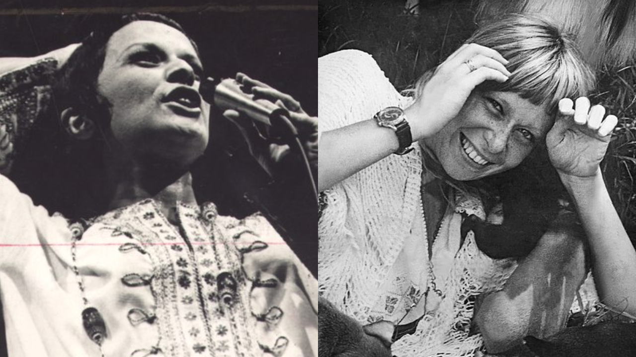 Elis Regina e Rita Lee, renomadas cantoras brasileiras