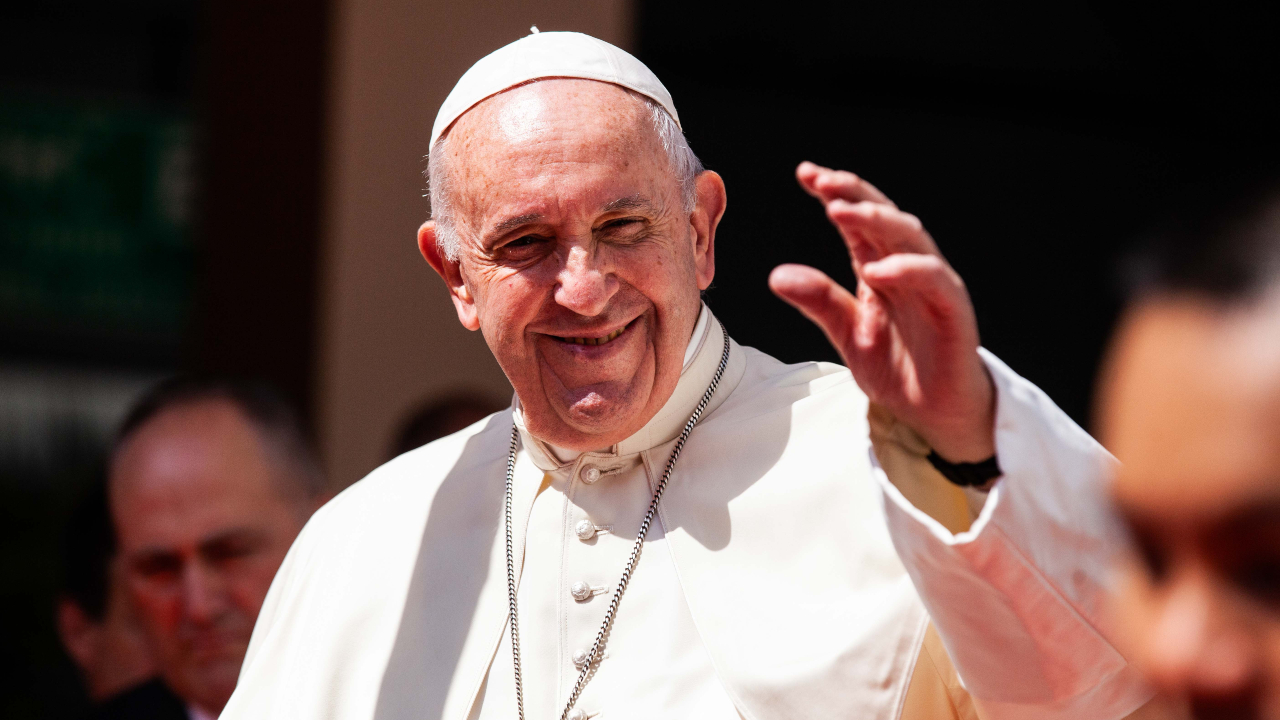 O argentino e atual líder da igreja católica, papa Francisco