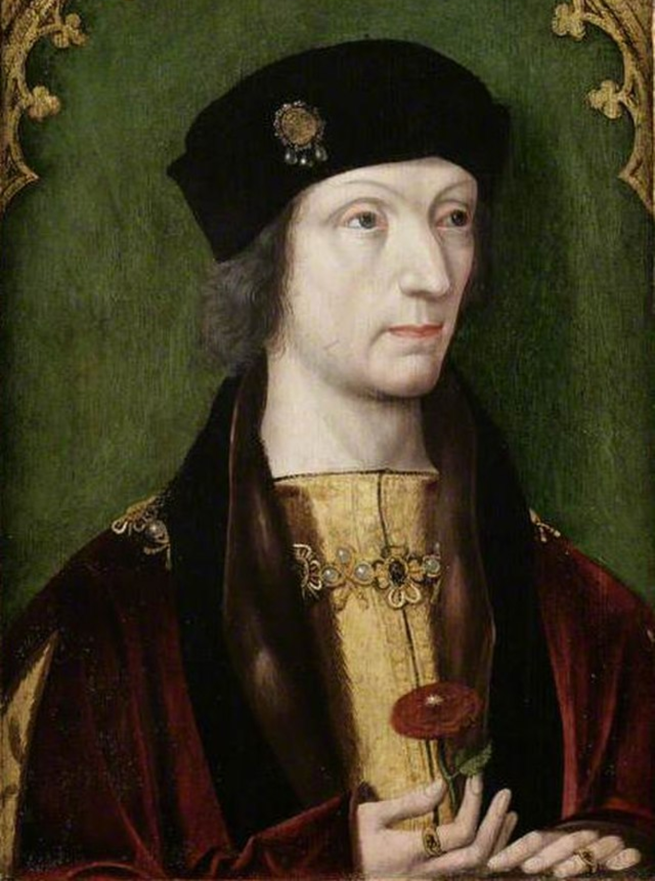 Antigo retrato do rei Henrique VII