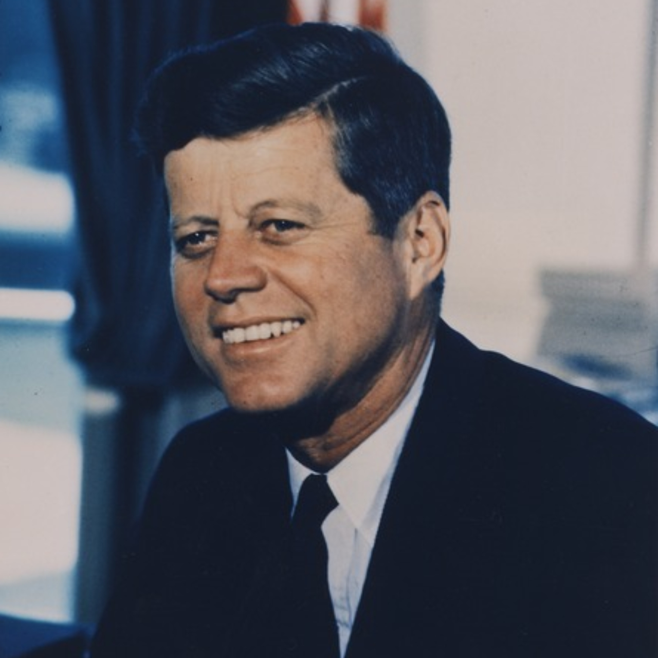 Fotografia de John F. Kennedy, ex-presidente dos Estados Unidos