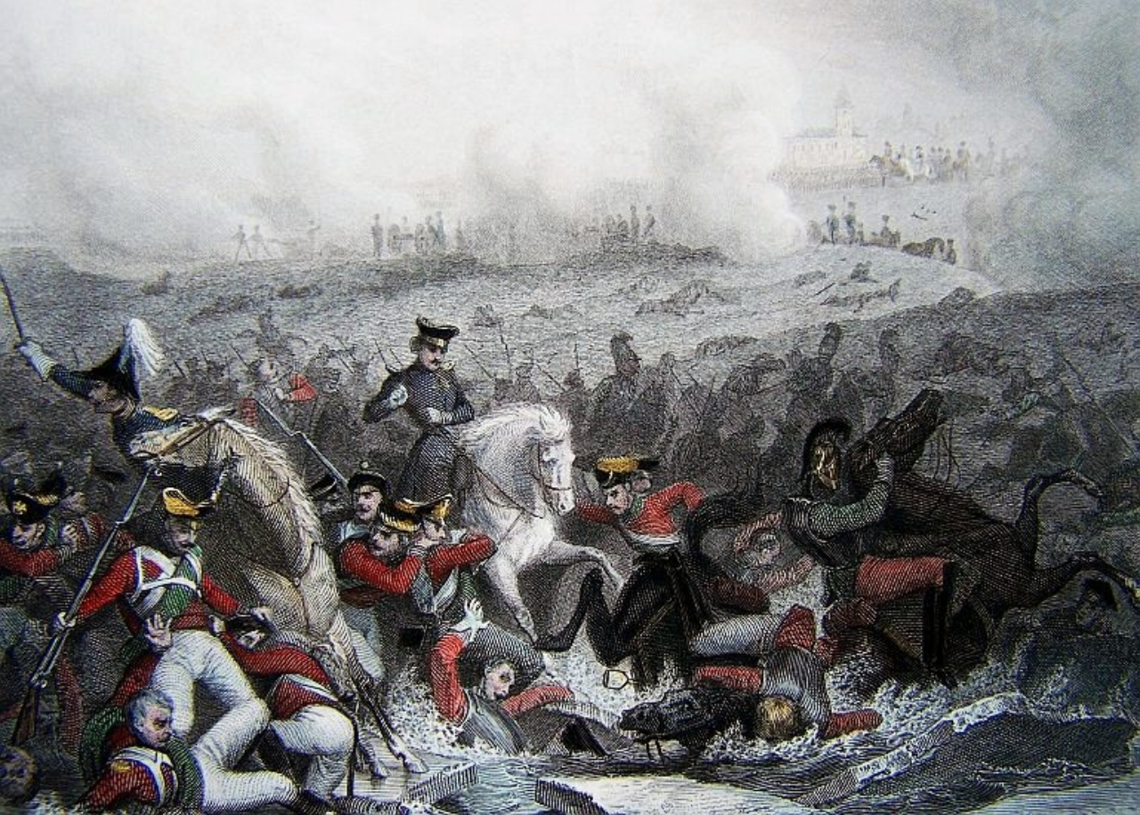 'Batalha de Austerlitz', quadro pintado por Thomas Campbell no início do século 19