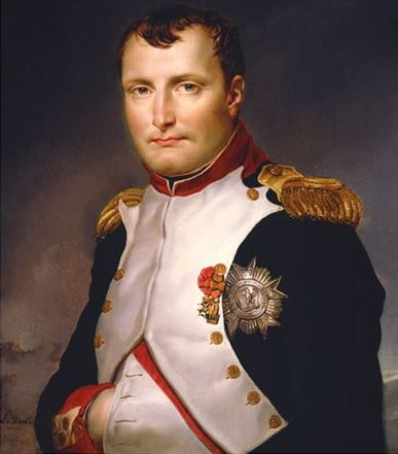 O antigo imperador francês Napoleão Bonaparte