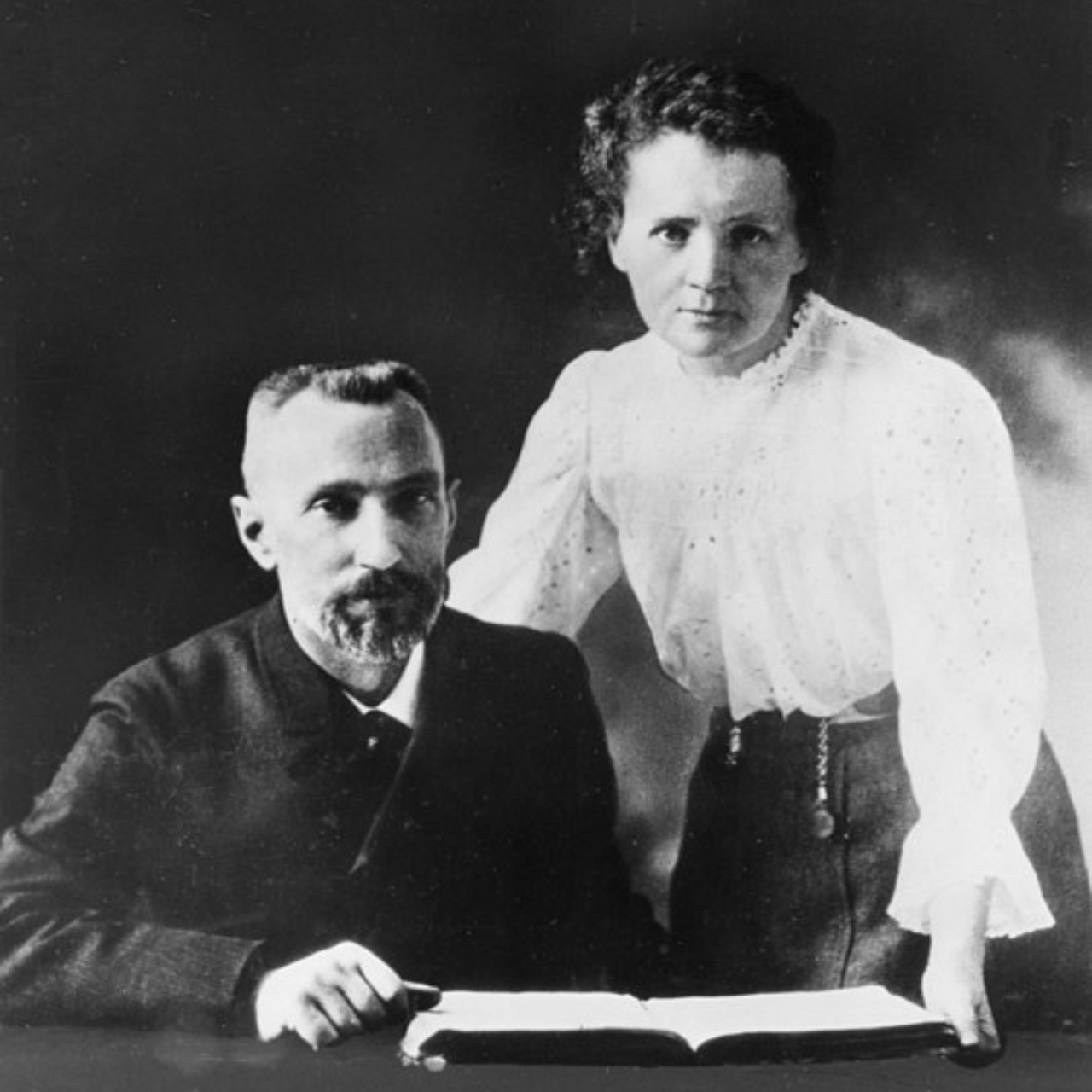 Fotografia de Pierre e Marie Curie