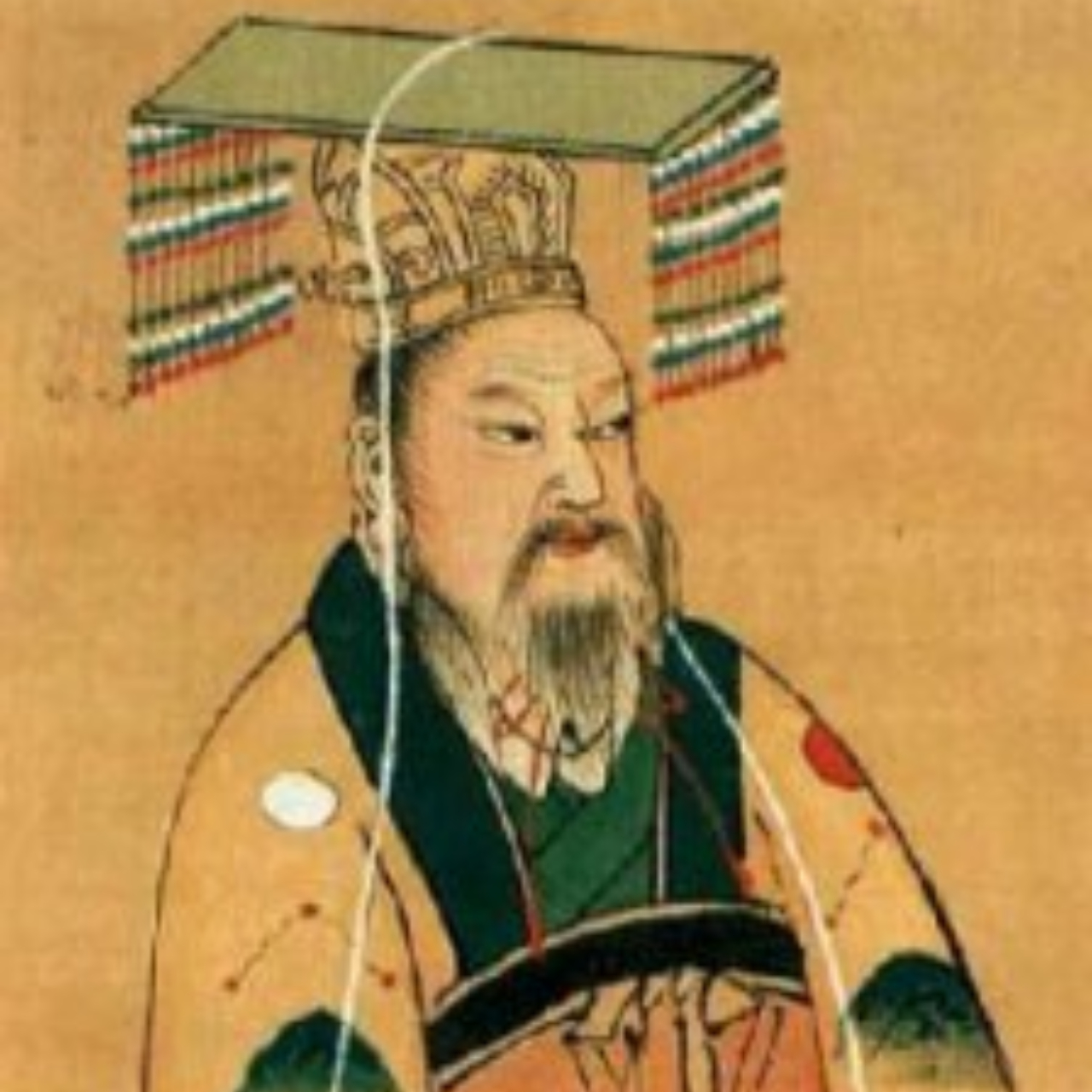Antiga representação de Qin Shi Huang