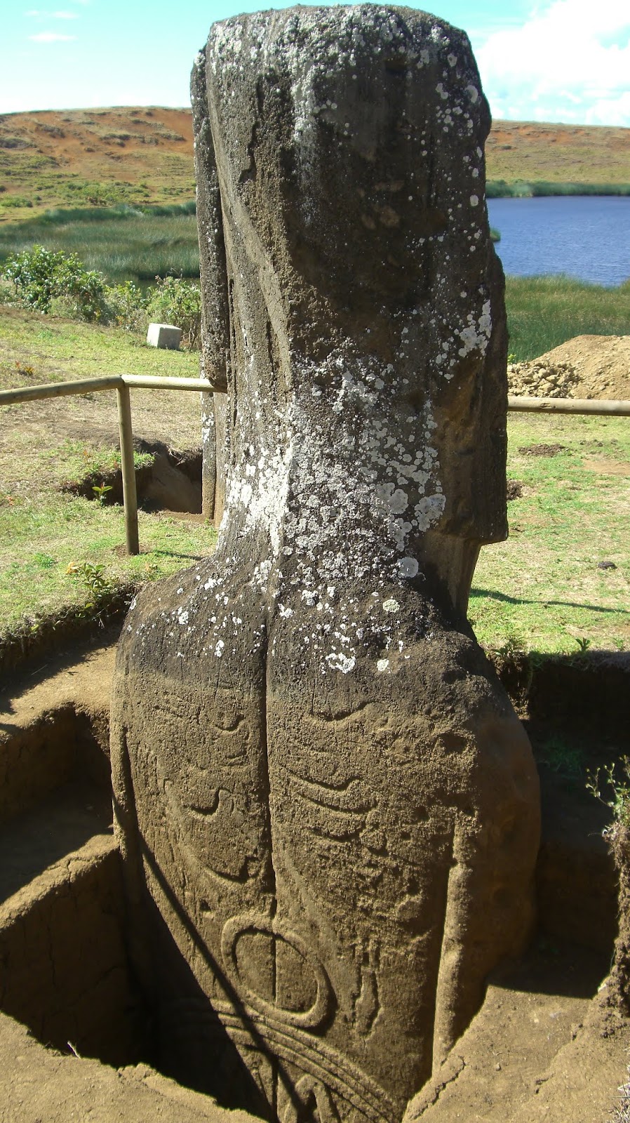 Ilha de páscoa moai pedra estátua caso fone de ouvido para apple