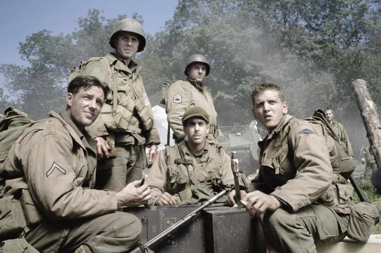 Cena de 'O Resgate do Soldado Ryan' (1998), de Steven Spielberg