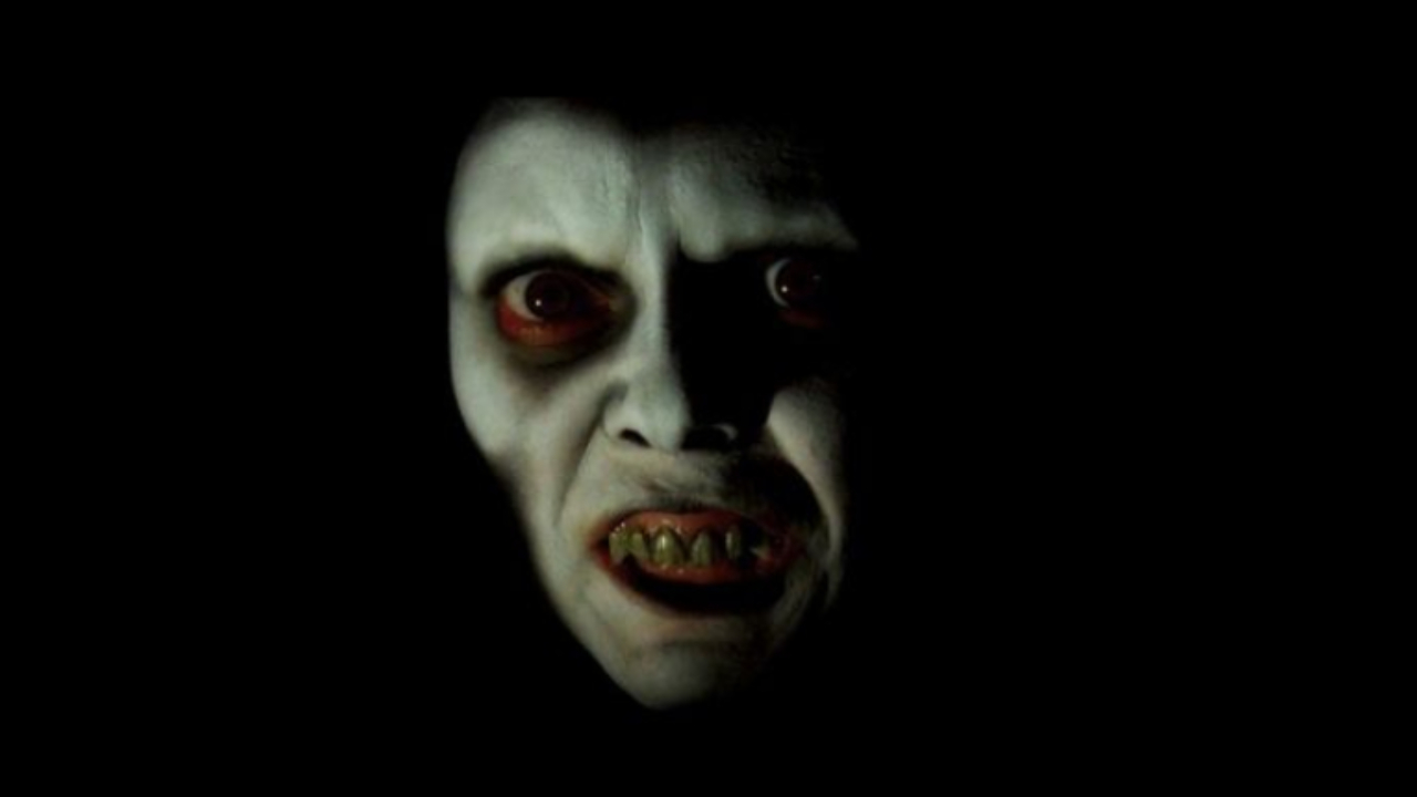 O rosto de Pazuzu em 'O Exorcista' (1973), interpretado por Eileen Dietz