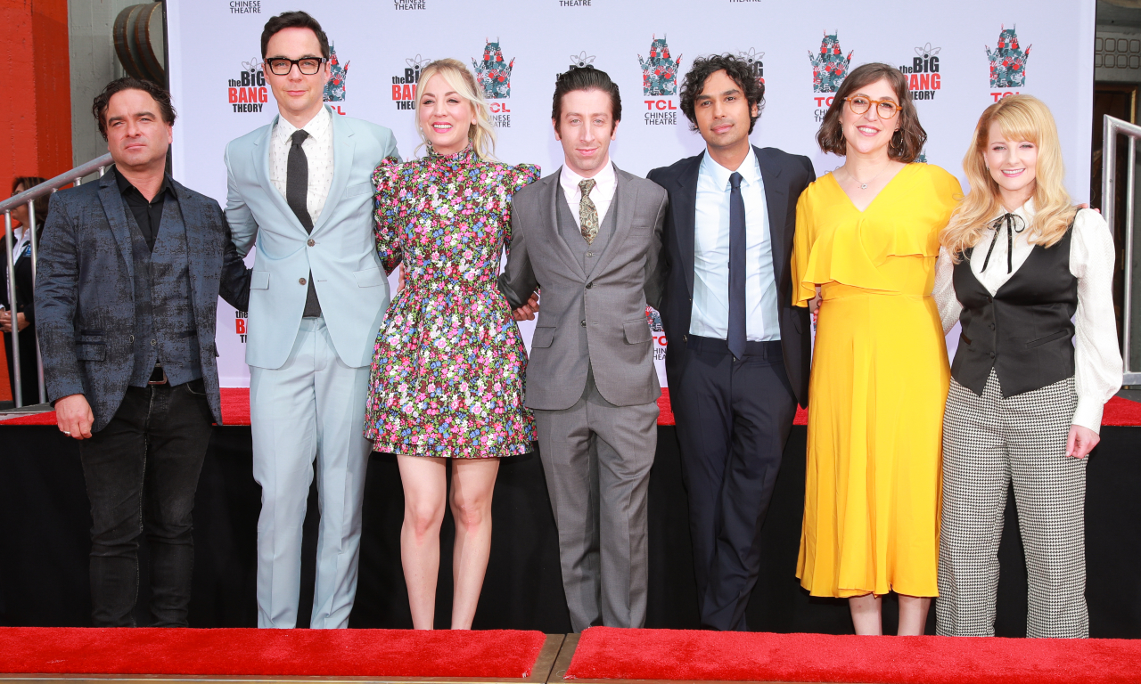 O elenco principal de 'The Big Bang Theory'