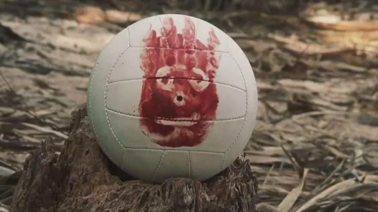 A bola de vôlei chamada Wilson, em 'Náufrago' (2000)