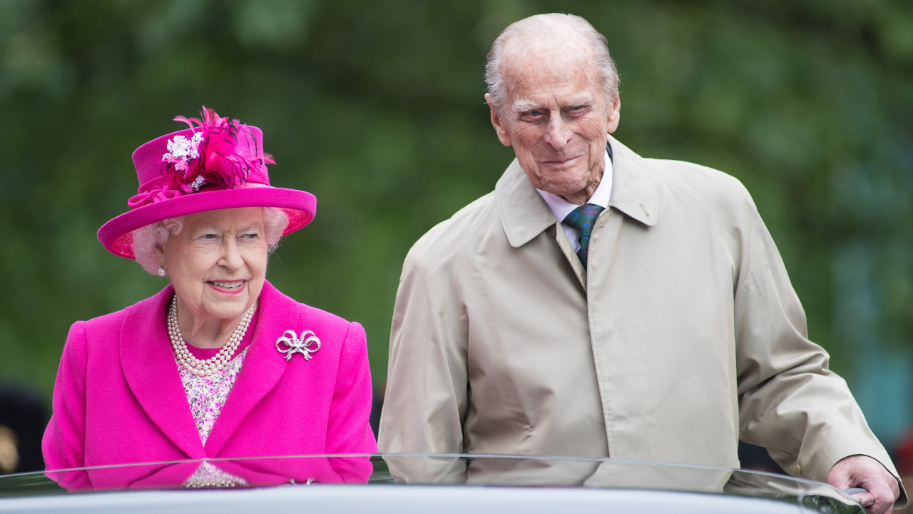 Rainha Elizabeth II e o príncipe Philip