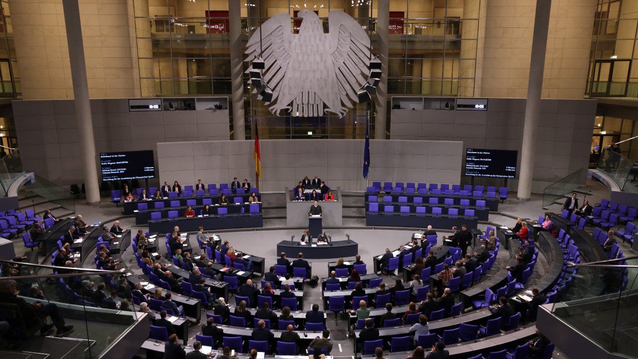 Parlamento Europeu durante debate acerca do Holodomor