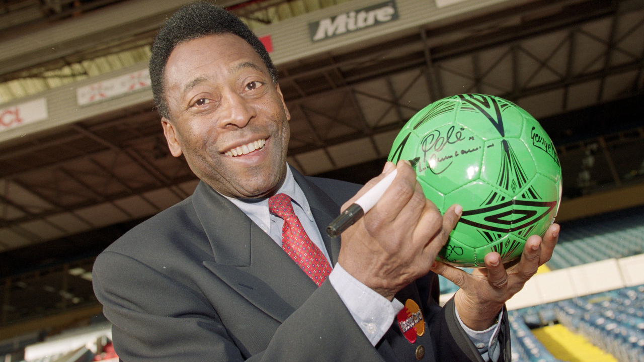 Pelé, famoso ex-jogador de futebol