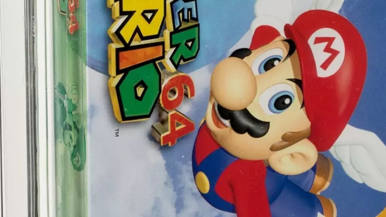 Super Mario 64' intacto é vendido em leilão por US$ 1,56 milhão