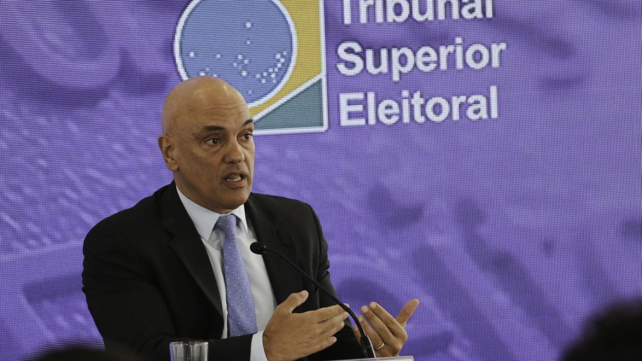 Alexandre de Moraes, atual presidente do Tribunal Superior Eleitoral