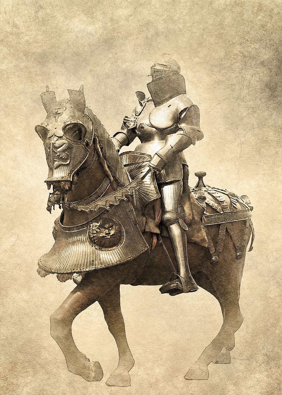Como era a armadura de um cavaleiro medieval?