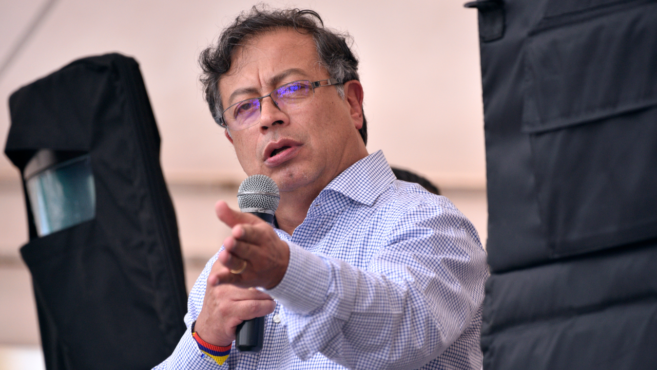 Gustavo Petro, presidente eleito da Colômbia e que assumirá o cargo em agosto deste ano