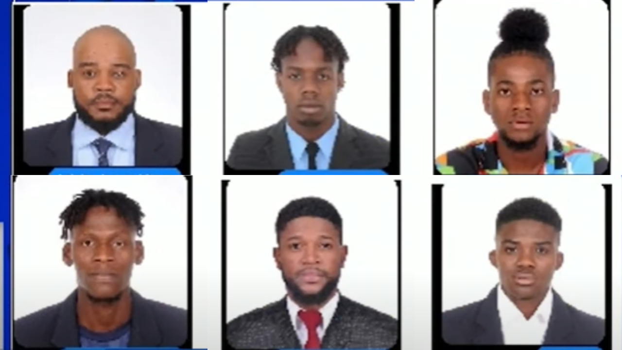 Imagens divulgadas dos seis haitianos desaparecidos