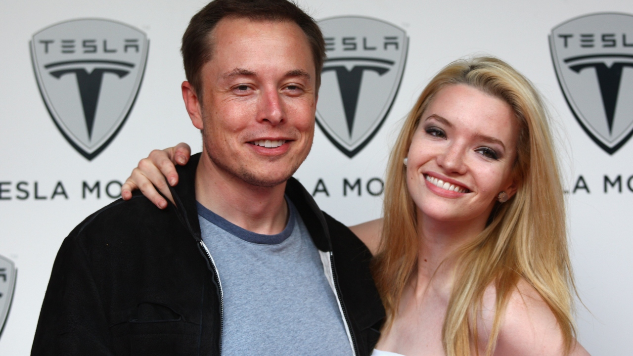 Elon Musk e Justine Wilson, sua ex-esposa