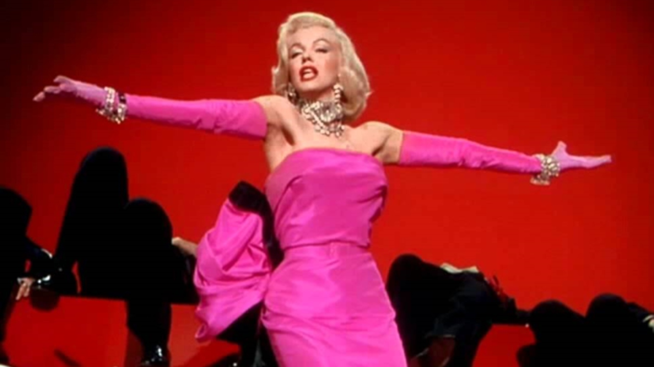 Marilyn Monroe em cena de 'Os Homens Preferem as Loiras', de 1953