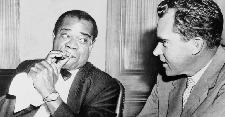 Nixon e Armstrong se encontraram em 1958, no Aeroporto Internacional John F. Kennedy